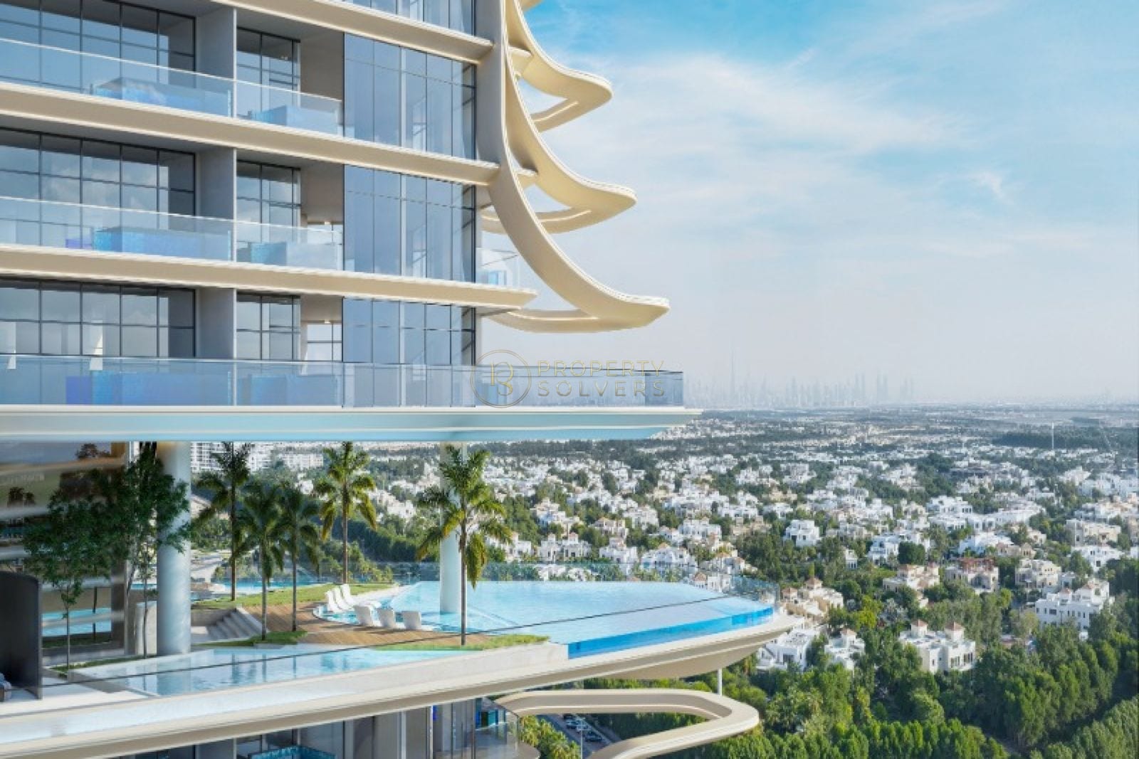 1BR with Pool & Study | Samana Barari Heights